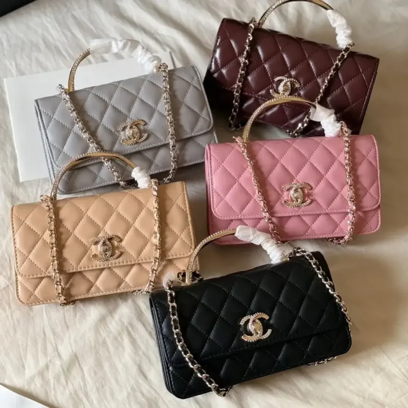 Luxury Quilted Chain Crossbody Bag
