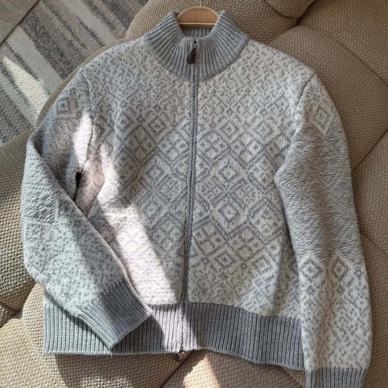 Luxury Knit Zip Cardigan